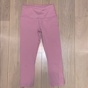 Bubblegum pink capri leggings from Reflex